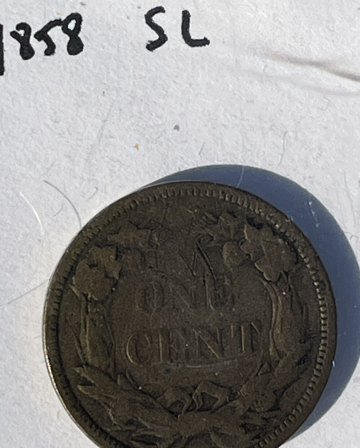 Pair tough to find set 1858 sl and LL set. Fine+ det. great starters Hi Value