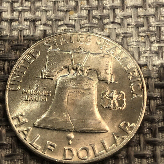 SC 1959 D Franklin Liberty Bell Half Dollar