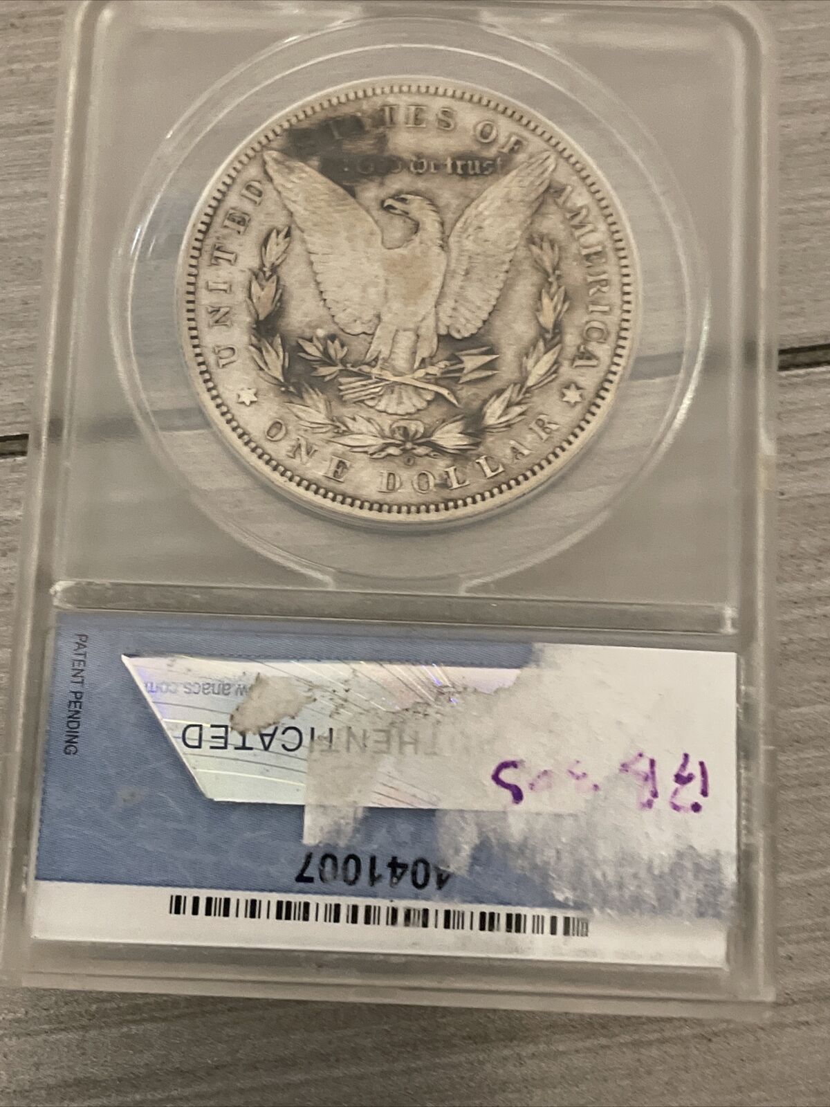 1899 Micro o Morgan $ Vam31 Top100 ANACS EF40 det population only 11 pieces!