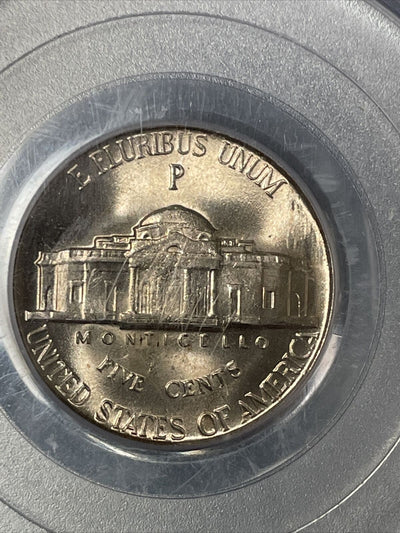 Colossal MS 66 Brilliant Beauties 1936 S Red Lincoln c NGC & 1944 Silver 5c PCGS