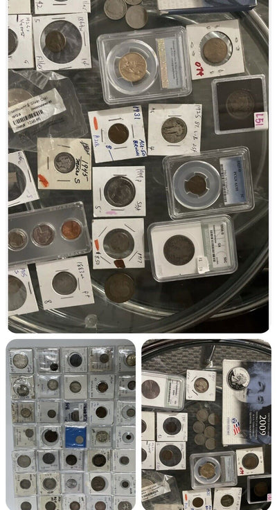 “Ran-dime” silver coin lot Face Value 50 cents. all coins over 60 years old! #B9
