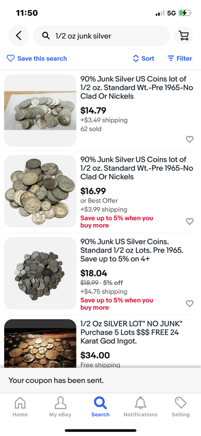 Lot KG 150 Yr Old US Silver Coins 1 Kilogram Weight Mix Dates Mostly 90% Low S&H