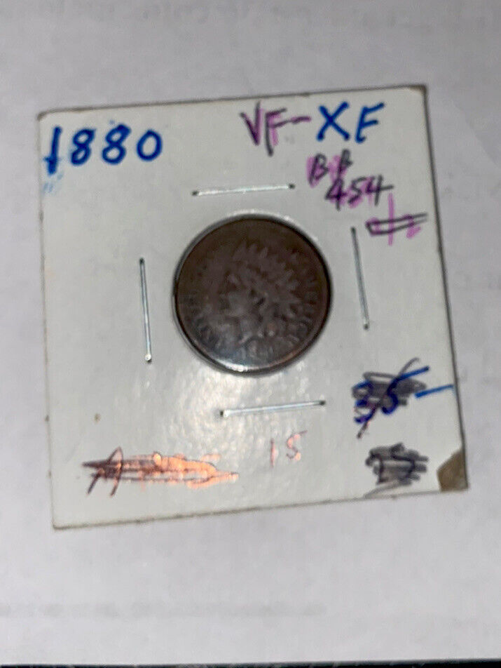 .I. Super Deal 3 little Indians 1880 & 1908 XF plus 1909 VG gr8 value!