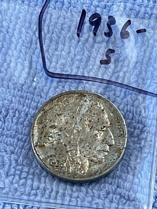 BU 1936 s spotted Indian/Buffalo Nickel. nice addition