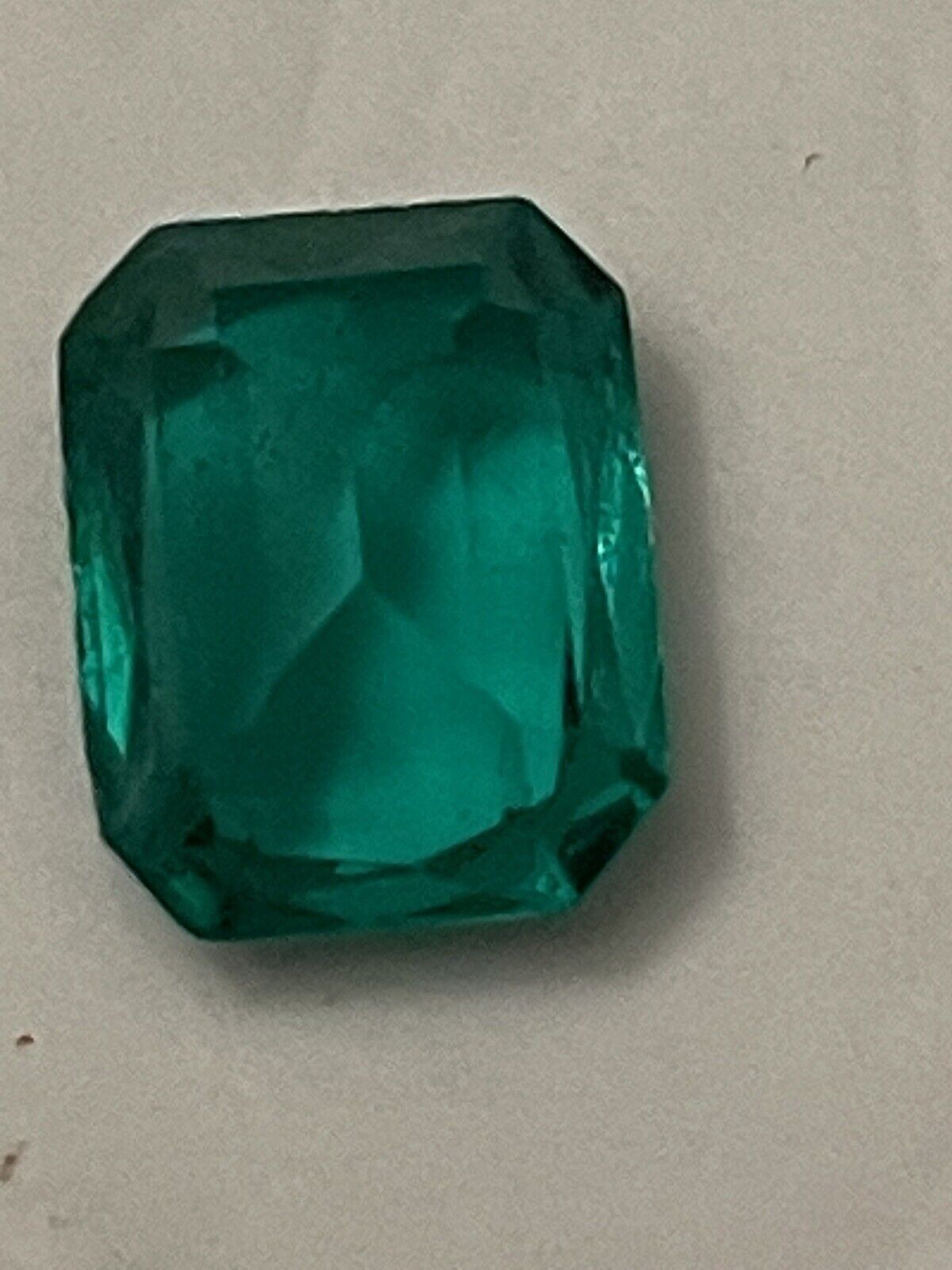 super nice 4 carat MRLD CutPure emerald South Am Beauty $5000 Value - Free S & H