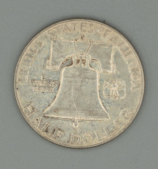 1963 D Extra Fine Benjamin Franklin Silver Liberty Half Dollar lo price & ship