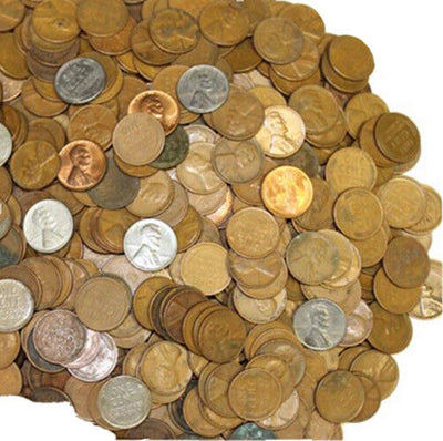 F Duffy’s Lot 1/2 ROLL (25)1909-58 LINCOLN WHEAT CENTS Unsearched +Antique100 Yr