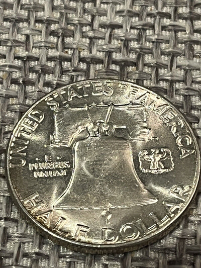 SC 1949 P Benjamin Franklin Liberty Bell Half Dollar Coin Uncirculated