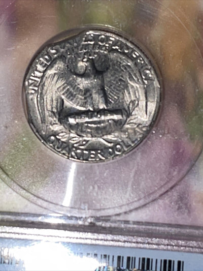 1970 D double clip error coin in error slab ICG MS65 Slightly Rotated About 3deg