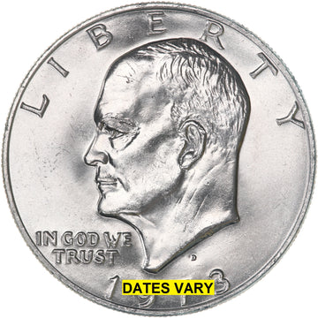 * Eisenhower "Ike" Dollars. 40% Silver. RANDOM Dates