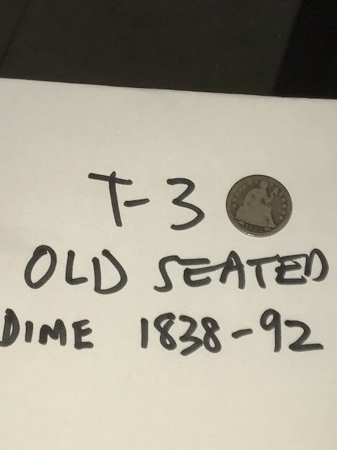 Old Seated Liberty Dime Before 1892