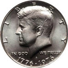 John Fitgerald Kennedy - JFK - Half Dollars - Denver Mintage Uncirculated