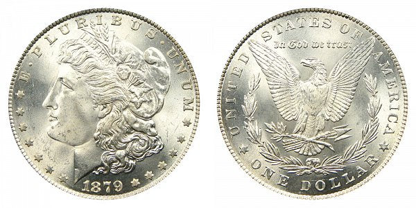 MORGAN SILVER DOLLAR - 1879 - MS63