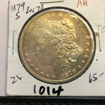 Morgan Dollar S San Francisco 1879 obverse with 1878 reverse