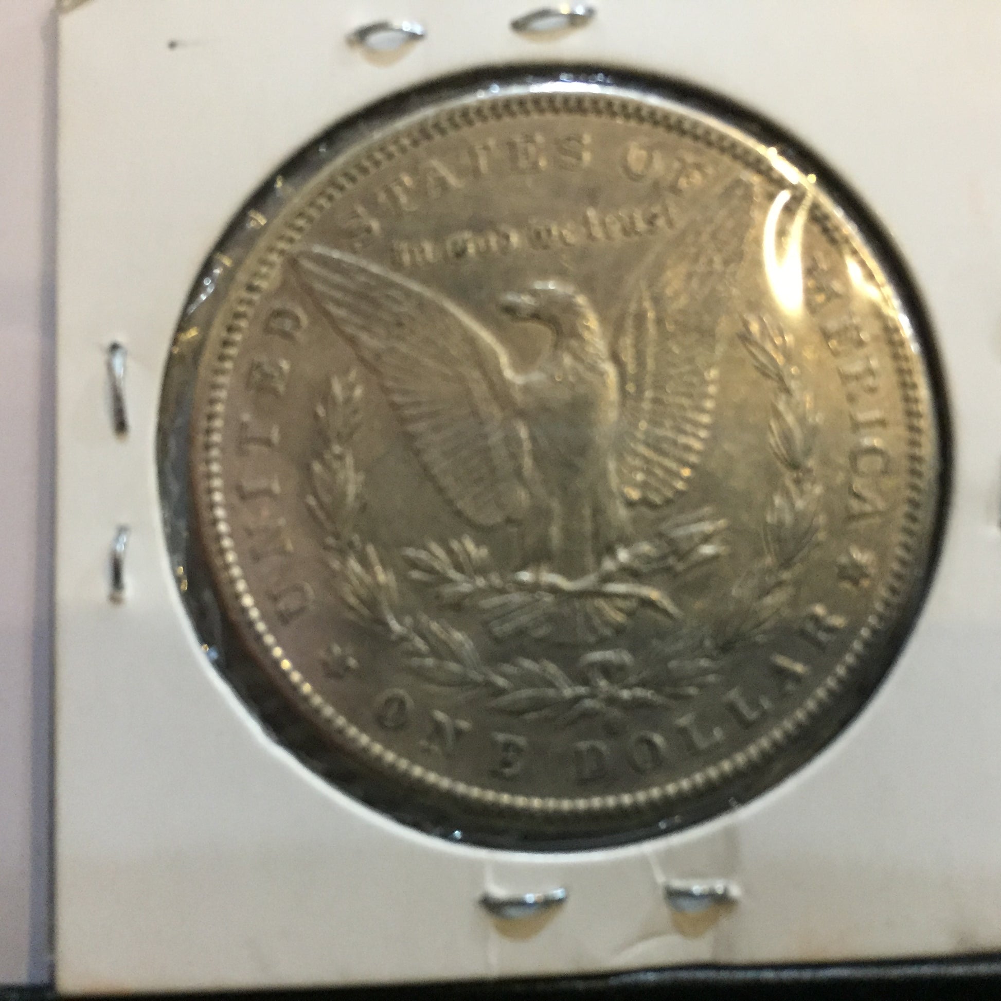 1881 S Morgan Dollar San Francisco Almost Uncirculated - reverse