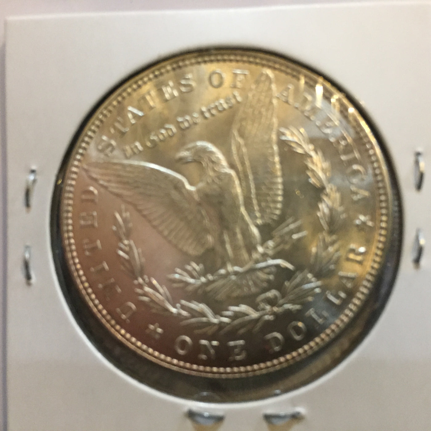 Morgan Dollar 1887 brilliant uncirculated Philadelphia - reverse