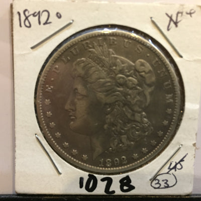 Morgan Dollar 1892 O Extra Fine EF New Orleans