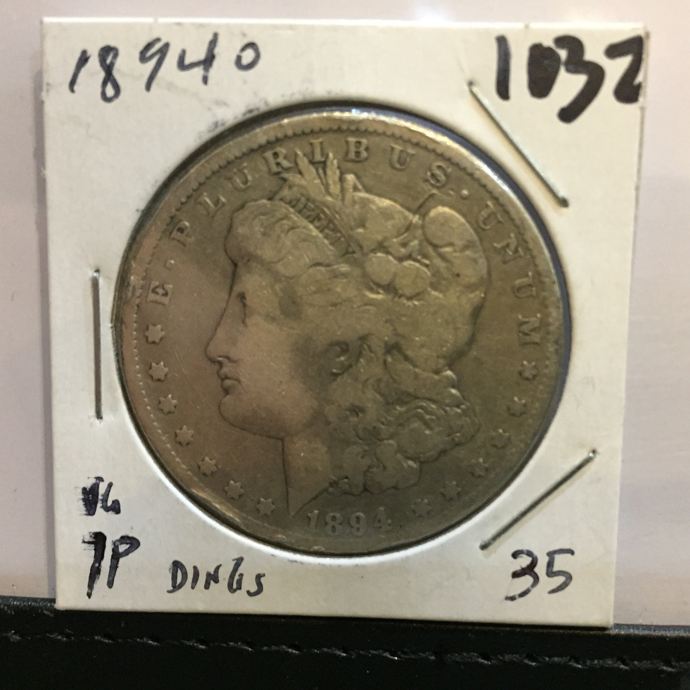 Morgan Dollar 1894 O VG Silver Dollar Very Good New Orleans