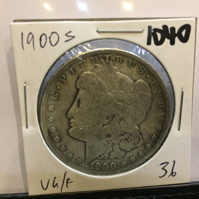 Morgan Dollar 1900 S San Francisco VG Very Good Silver Dollar