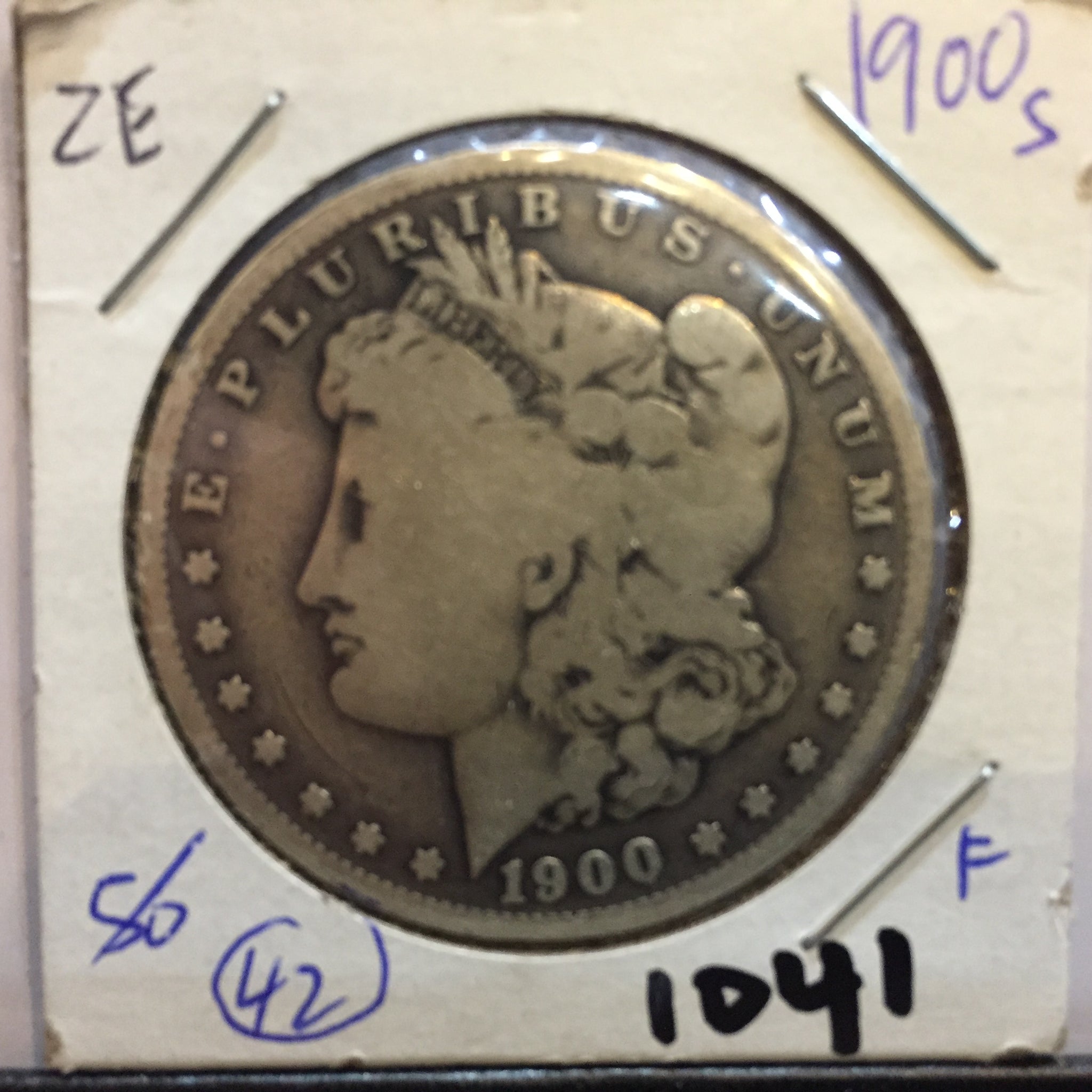 Morgan Dollar 1900 S San Francisco VG Very Good Silver Dollar