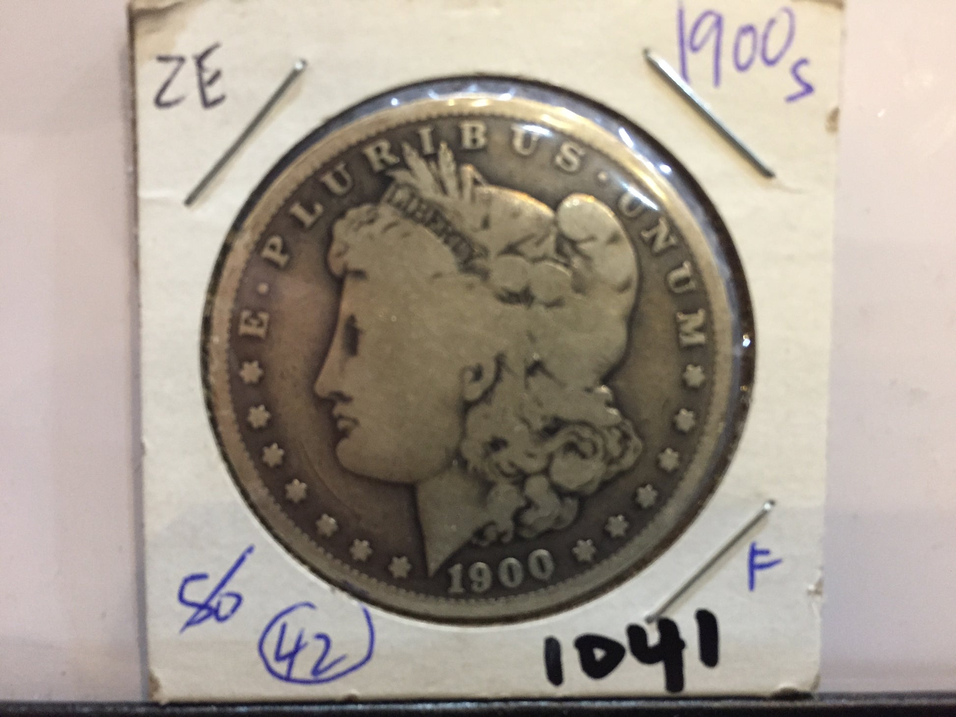 Morgan Dollar 1900 S San Francisco VG Very Good Silver Dollar
