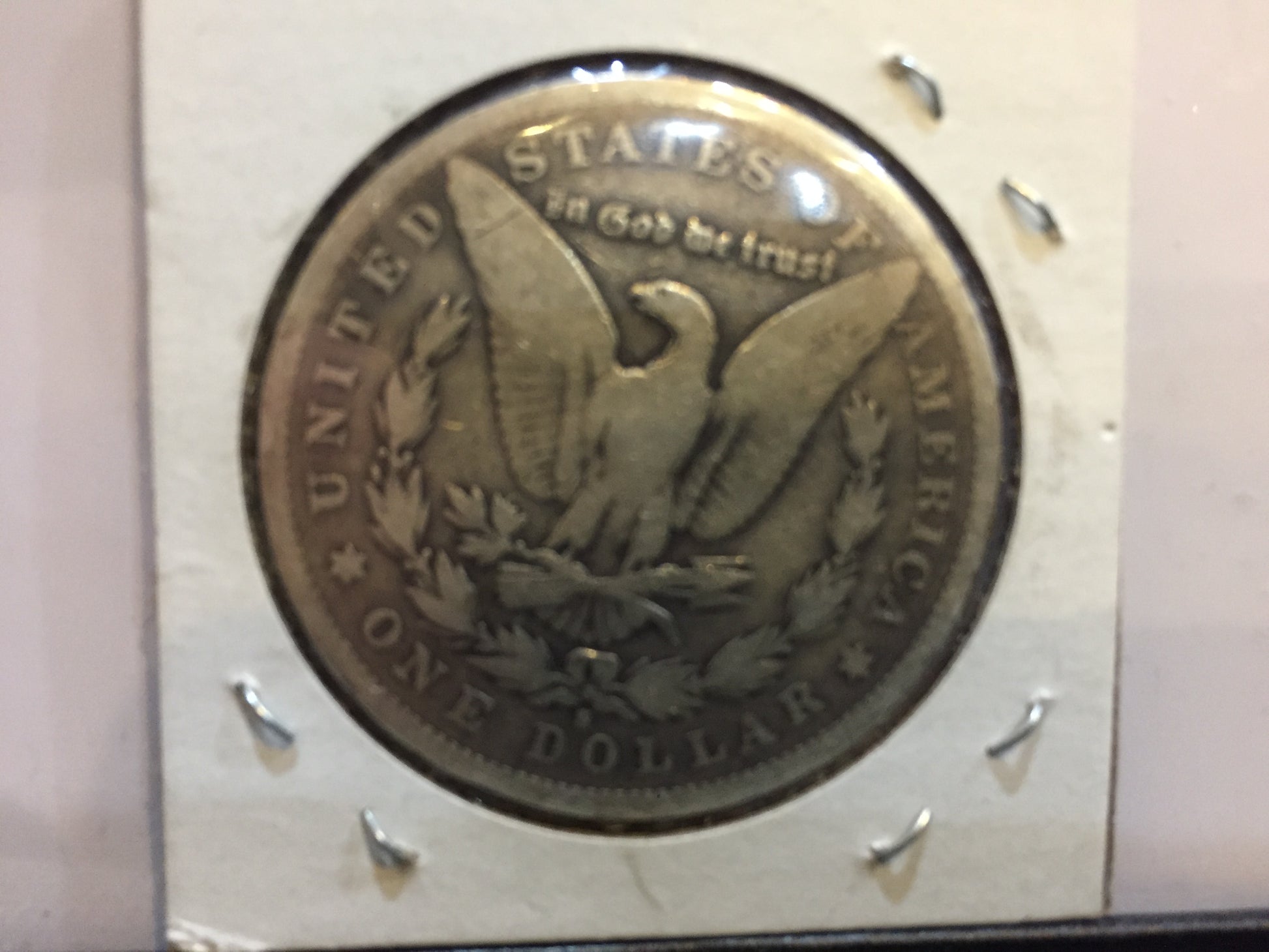 Morgan Dollar 1900 S San Francisco VG Very Good Silver Dollar - reverse