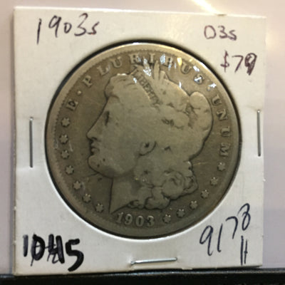 Morgan Dollar 1903 S San Francisco VG Very Good Silver Dollar