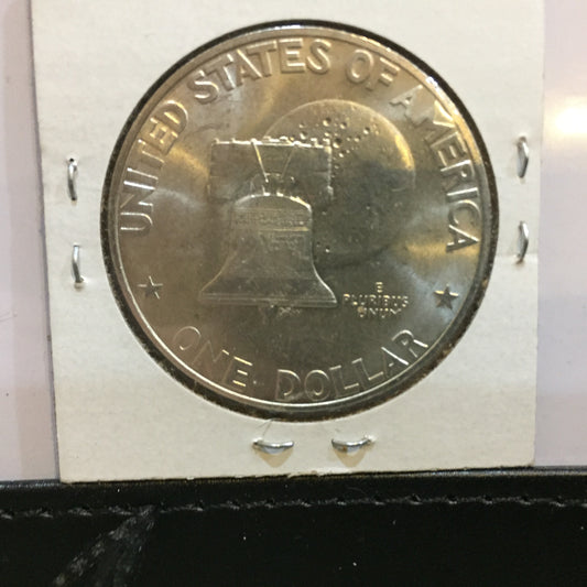 Eisenhower "Ike" Dollar 1976 S (Bicentennial Silver Edition) GEM Uncirculated Unc. San Francisco Uncirc-MS65 - Reverse