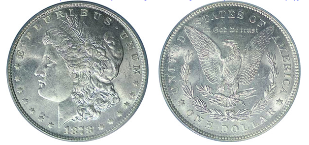 MORGAN DOLLARS 1878 7/8TF STRONG - UNCIRC "RAW"